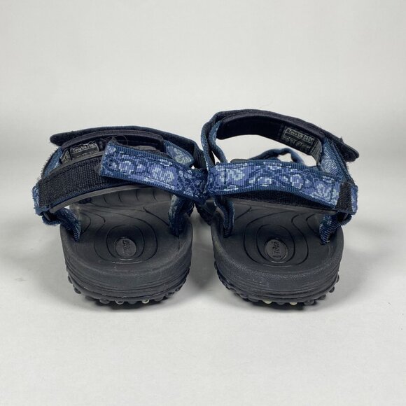 Teva Hiking Sport Water Sandals Womens Size 8.5 Blue Floral Hook Loop Strap 6465 - Picture 6 of 10